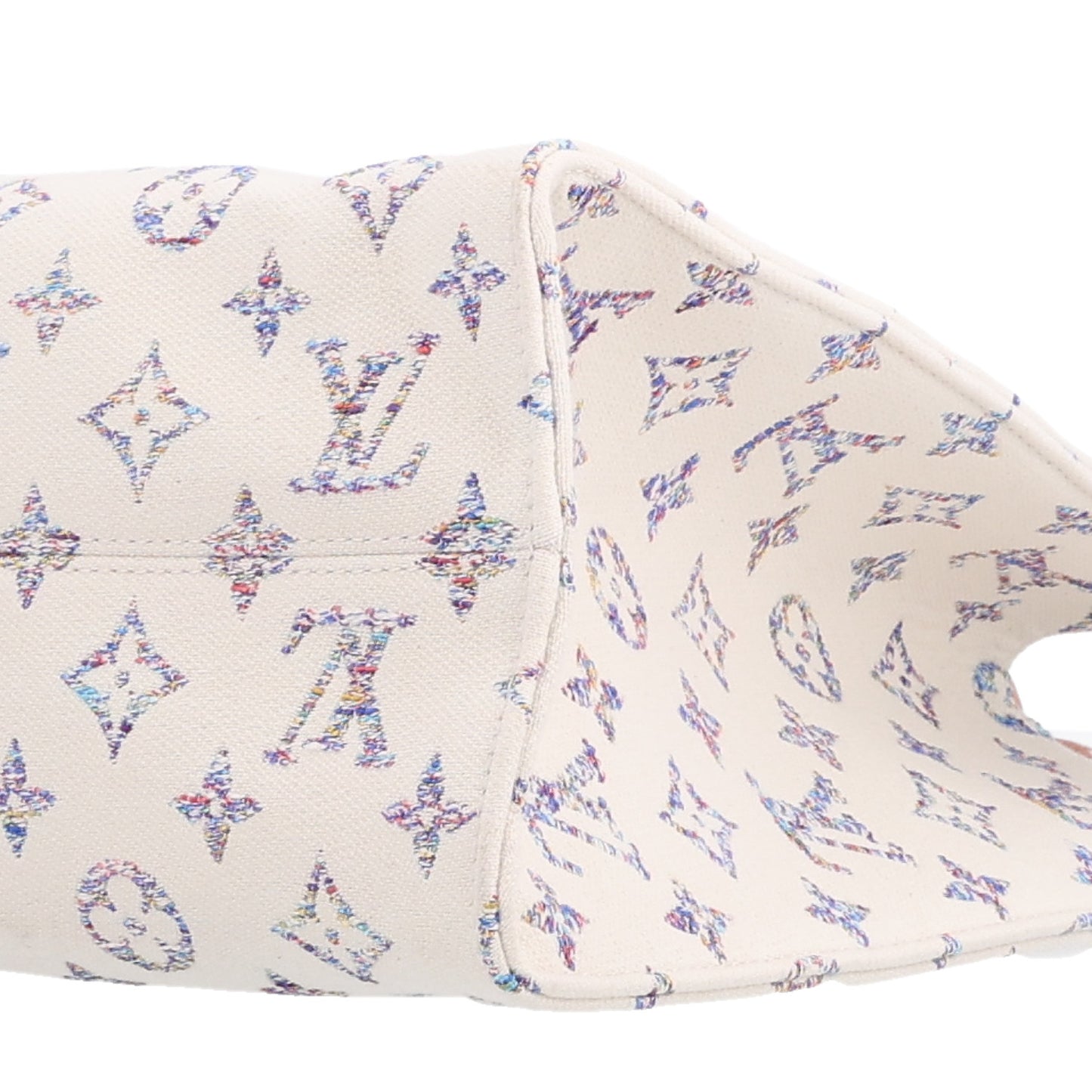 Monogram Jacquard Nautical Onthego MM Multicolor Beige