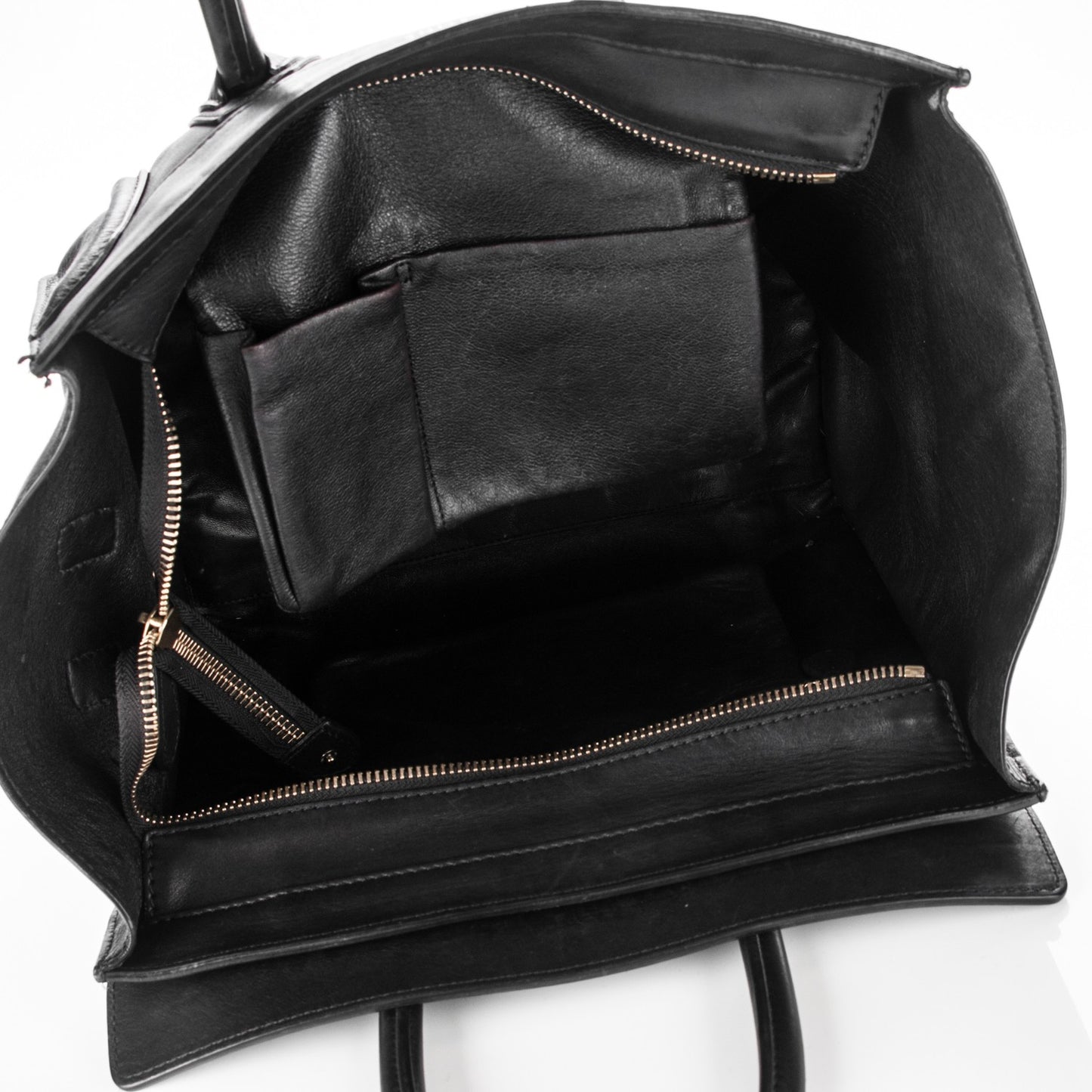 Smooth Calfskin Mini Luggage Black