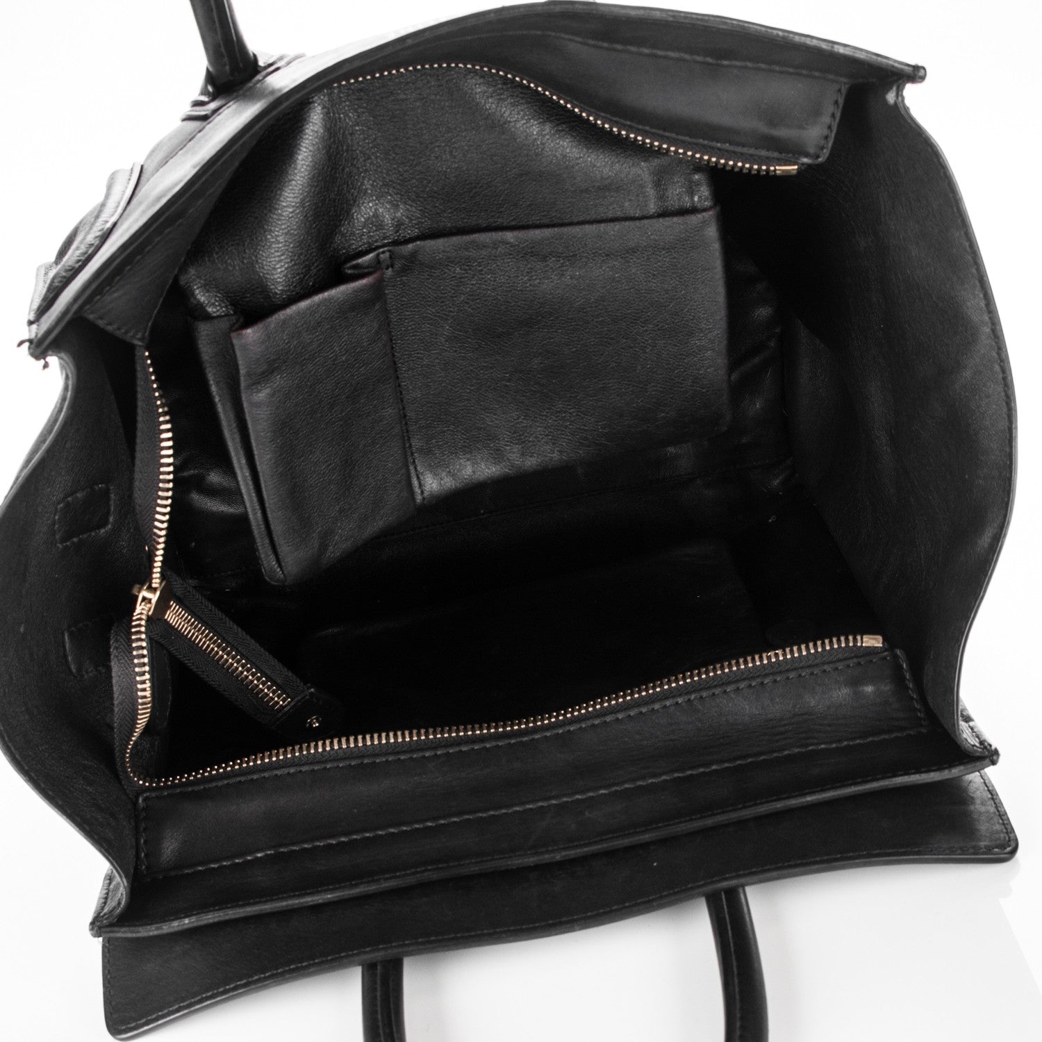 Celine Smooth Calfskin Mini Luggage Black 5 of 12