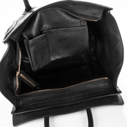 Celine Smooth Calfskin Mini Luggage Black 5 of 12
