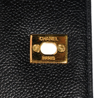 Chanel Caviar Flap Shoulder Bag Black 9 of 9