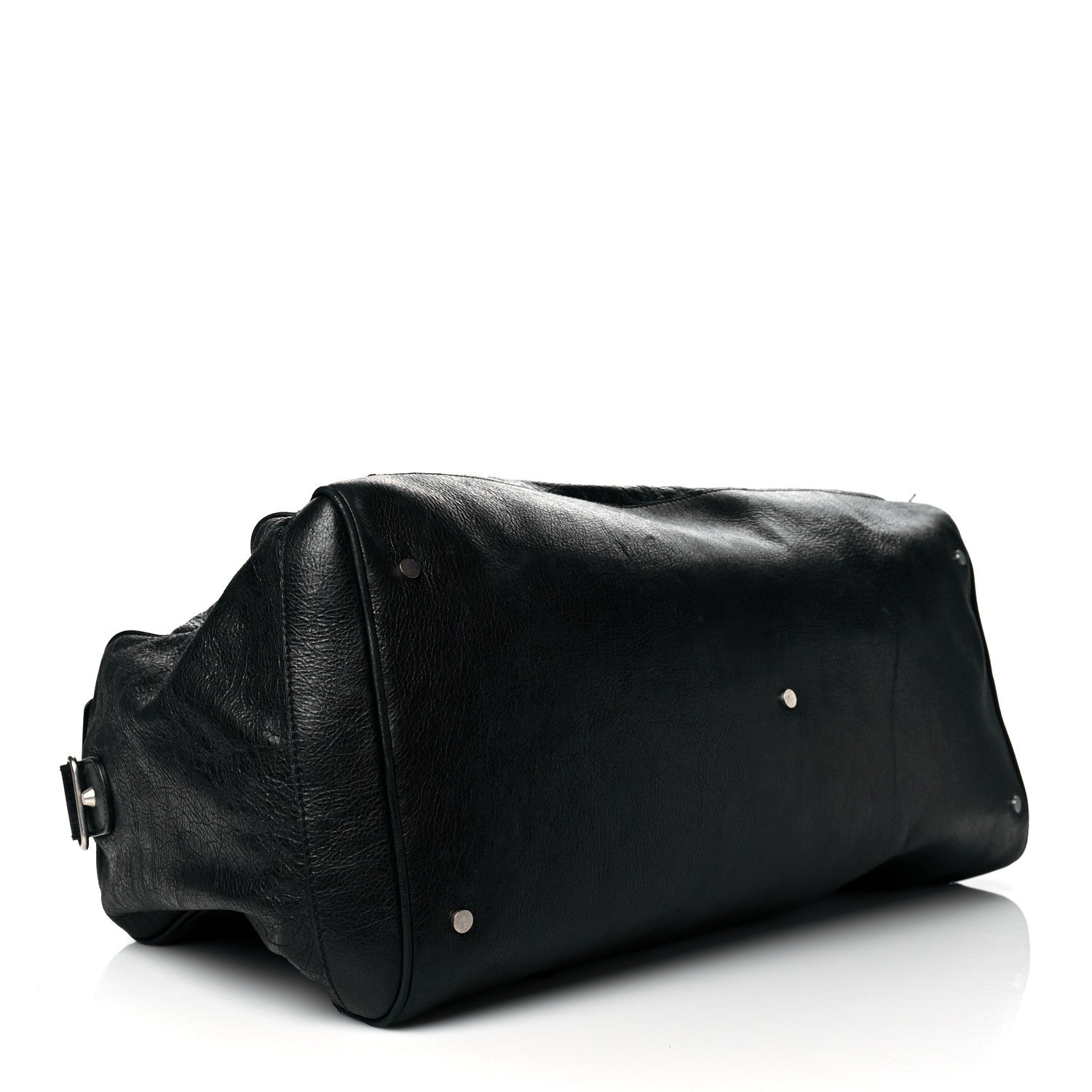 Balenciaga Agneau Classic Silver Hardware S Squash Boston Black 3 of 11