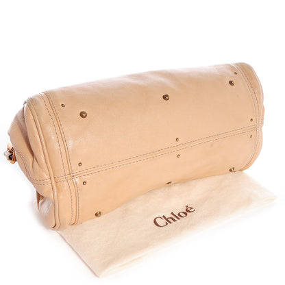 Chloe Leather Medium Paddington Satchel Beige 4 of 10