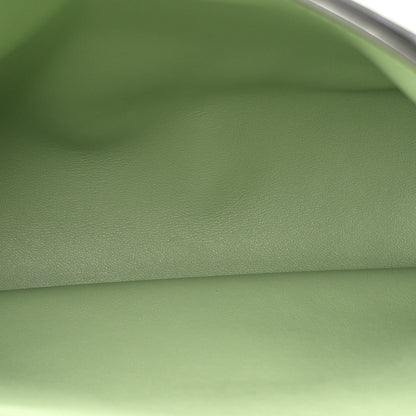 Salvatore Ferragamo Calfskin Gancini Large Trifolio Top Handle Bag Sage Green 6 of 11