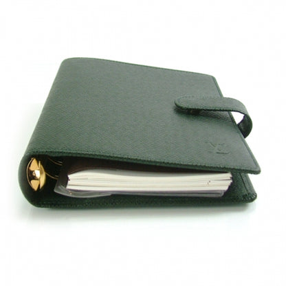 Louis Vuitton Taiga Agenda Medium Ring Green 3 of 7