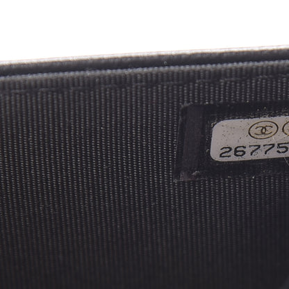 Chanel Lambskin Quilted Boy Wallet On Chain WOC Black 8 of 14