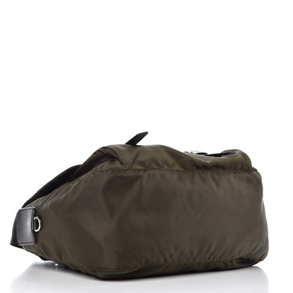 Prada Tessuto Nylon Saffiano Messenger Bag Mimetico 4 of 10