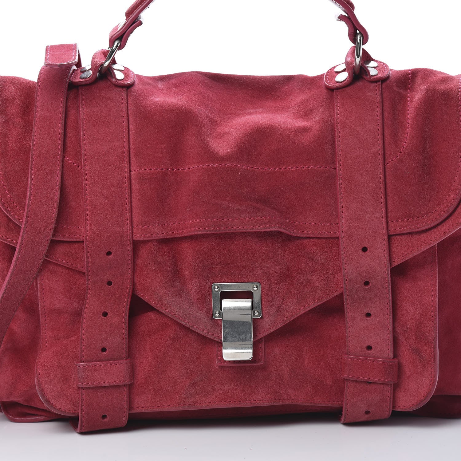 Proenza Schouler Suede Medium PS1 Satchel Chianti 8 of 21