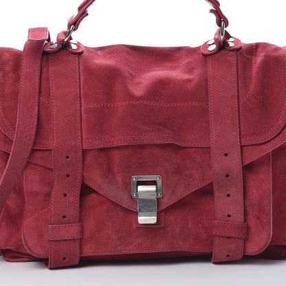 Proenza Schouler Suede Medium PS1 Satchel Chianti 8 of 21