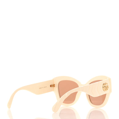 Gucci Acetate GG Butterfly Sunglasses GG0808S Ivory 4 of 8
