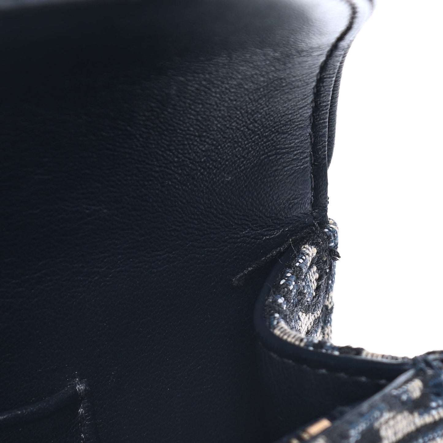 Oblique Saddle Belt Bag Blue