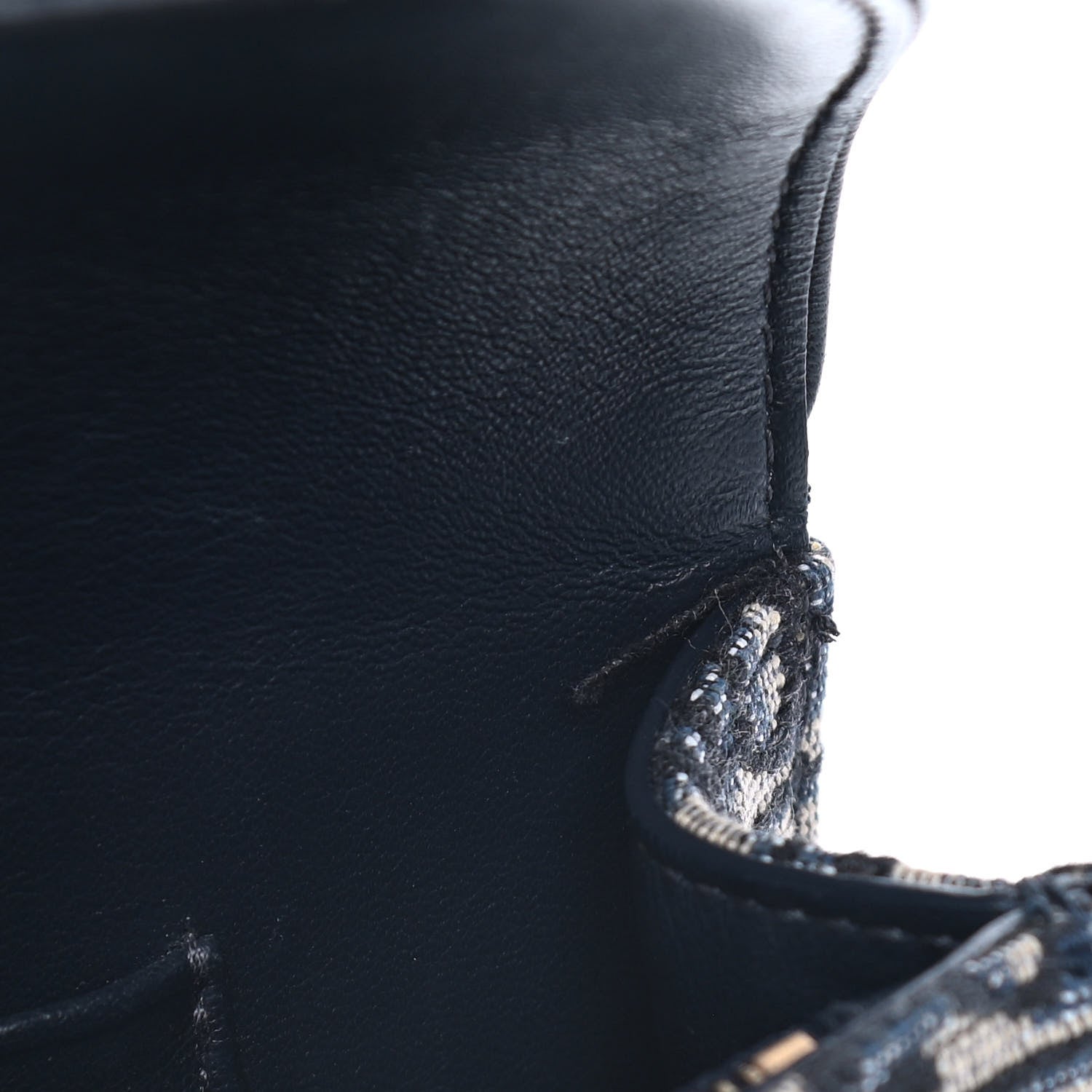 Christian Dior Oblique Saddle Belt Bag Blue 11 of 16