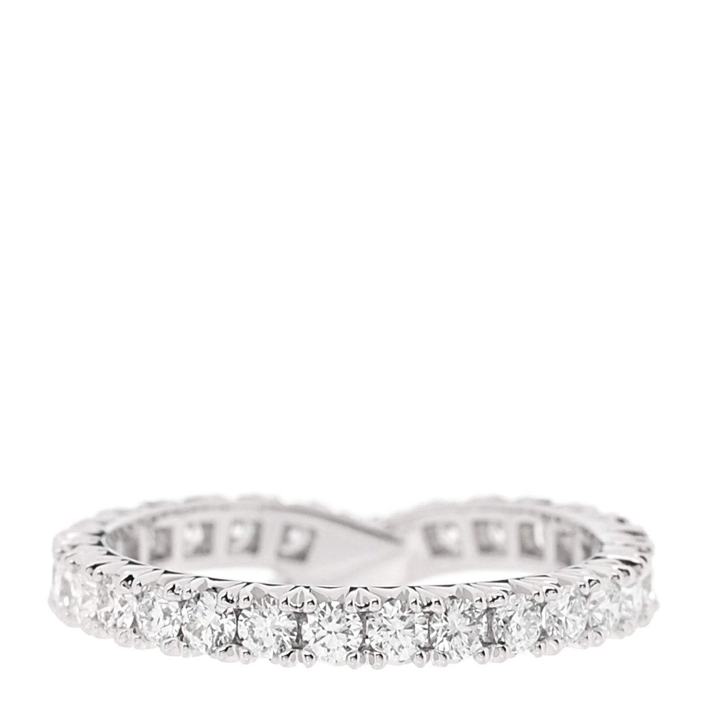 Platinum Diamond Ribbon Wedding Band Ring 47 4.25