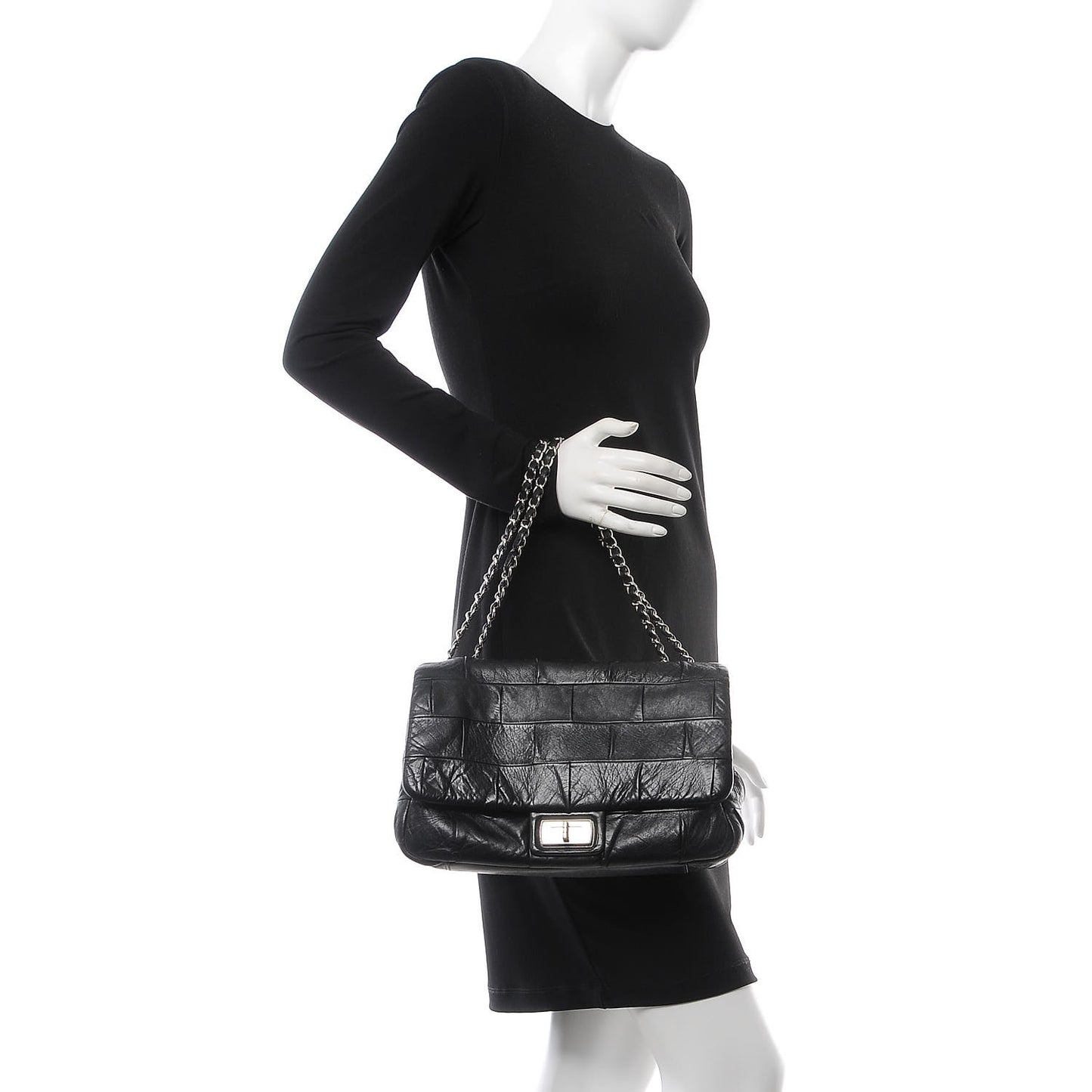 Lambskin Igloo Single Flap Black