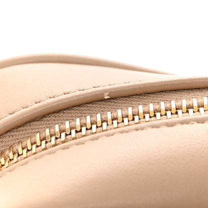 Saint Laurent Calfskin Matelasse Monogram Lou Camera Bag Dark Beige 13 of 14