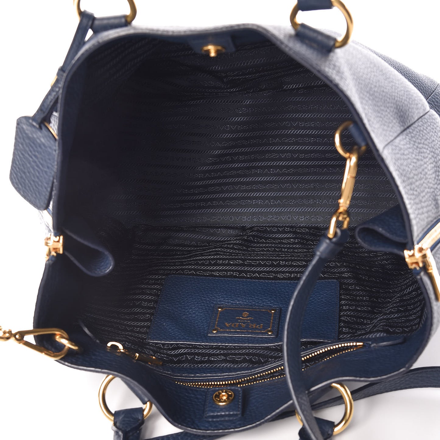 Vitello Daino Tote Bluette