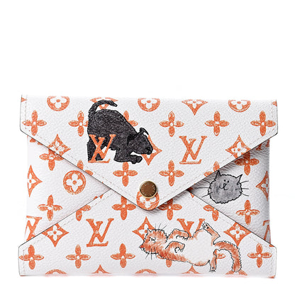 Louis Vuitton Catogram Medium Kirigami Pochette White 1 of 9