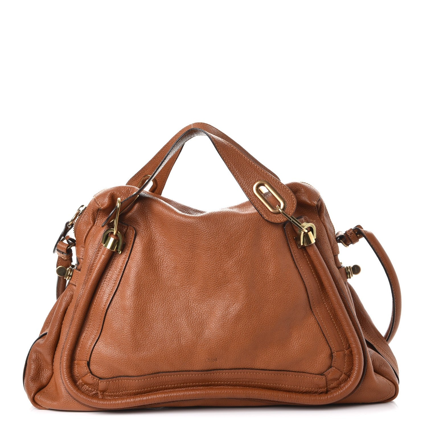 Chloe Calfskin Large Paraty Caramel 1 of 7