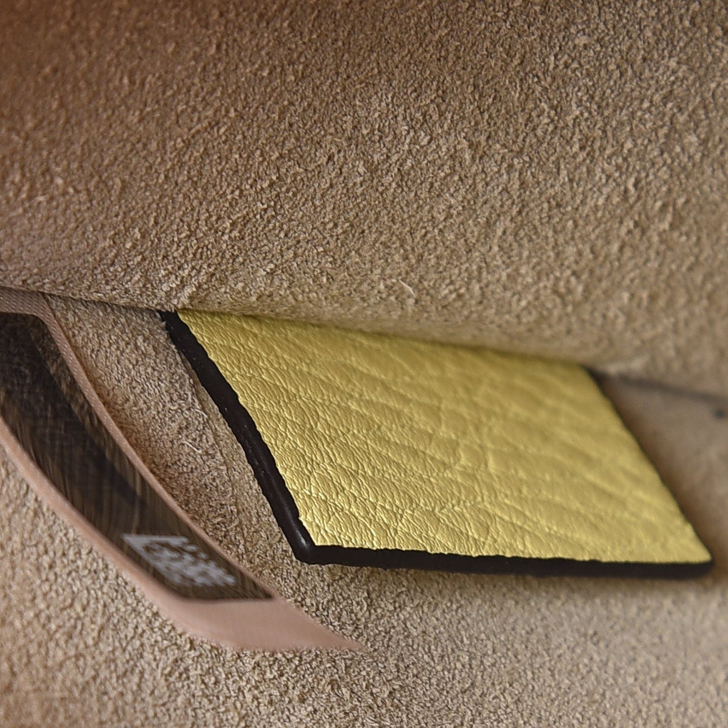 Calfskin Suede Small Nile Bracelet Bag Lemonade
