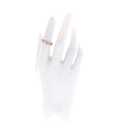 Tiffany 18K Rose Gold Diamond Narrow Atlas Closed Ring 51 5.75 2 of 4
