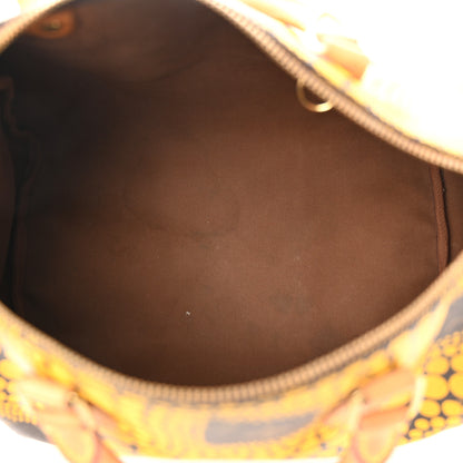 Louis Vuitton Monogram Kusama Town Speedy 30 Yellow 5 of 14