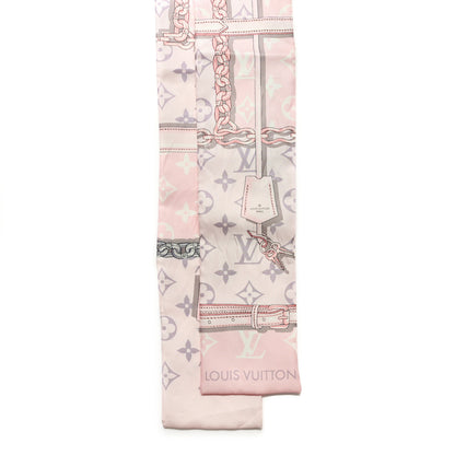 Louis Vuitton Silk Monogram Confidential Bandeau Light Pink 2 of 8