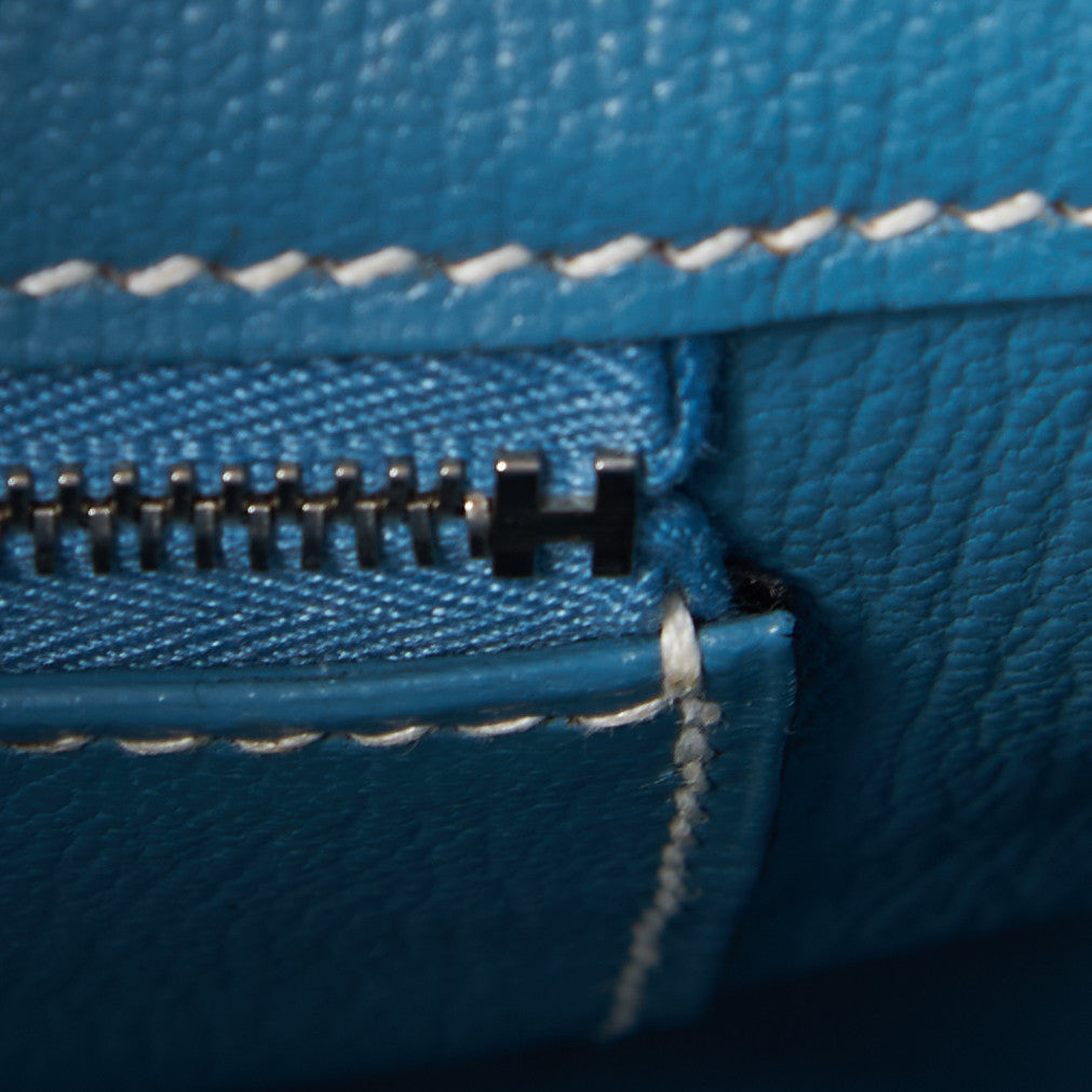 Togo Birkin 30 Blue Jean