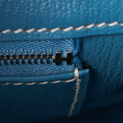 Hermes Togo Birkin 30 Blue Jean 16 of 29