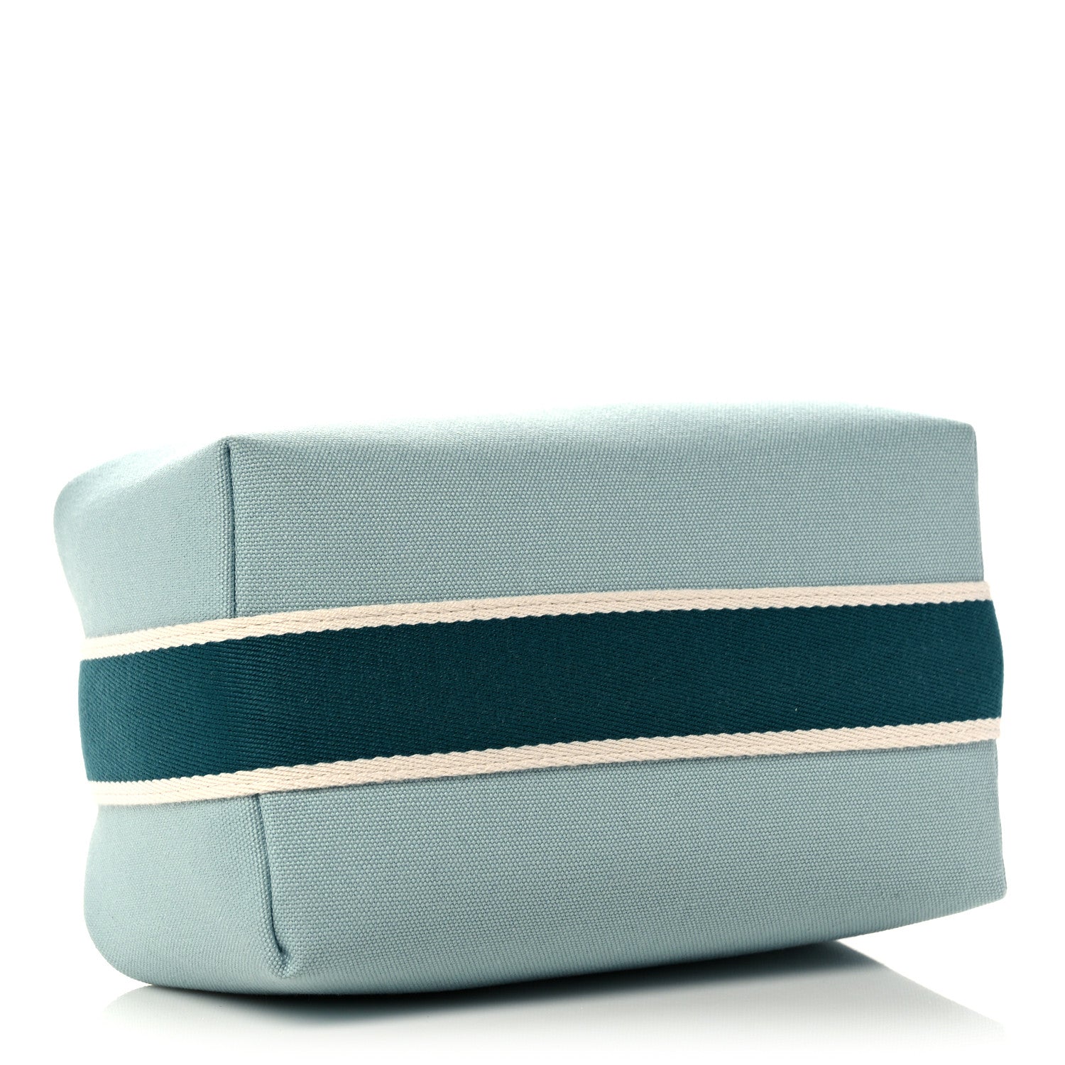 Hermes Canvas Small Bride-A-Brac Pouch Eucalyptus 4 of 8