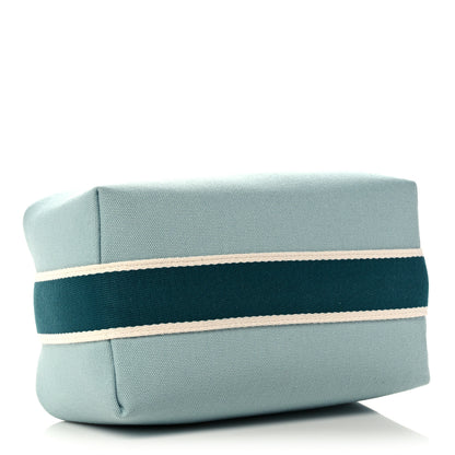 Hermes Canvas Small Bride-A-Brac Pouch Eucalyptus 4 of 8