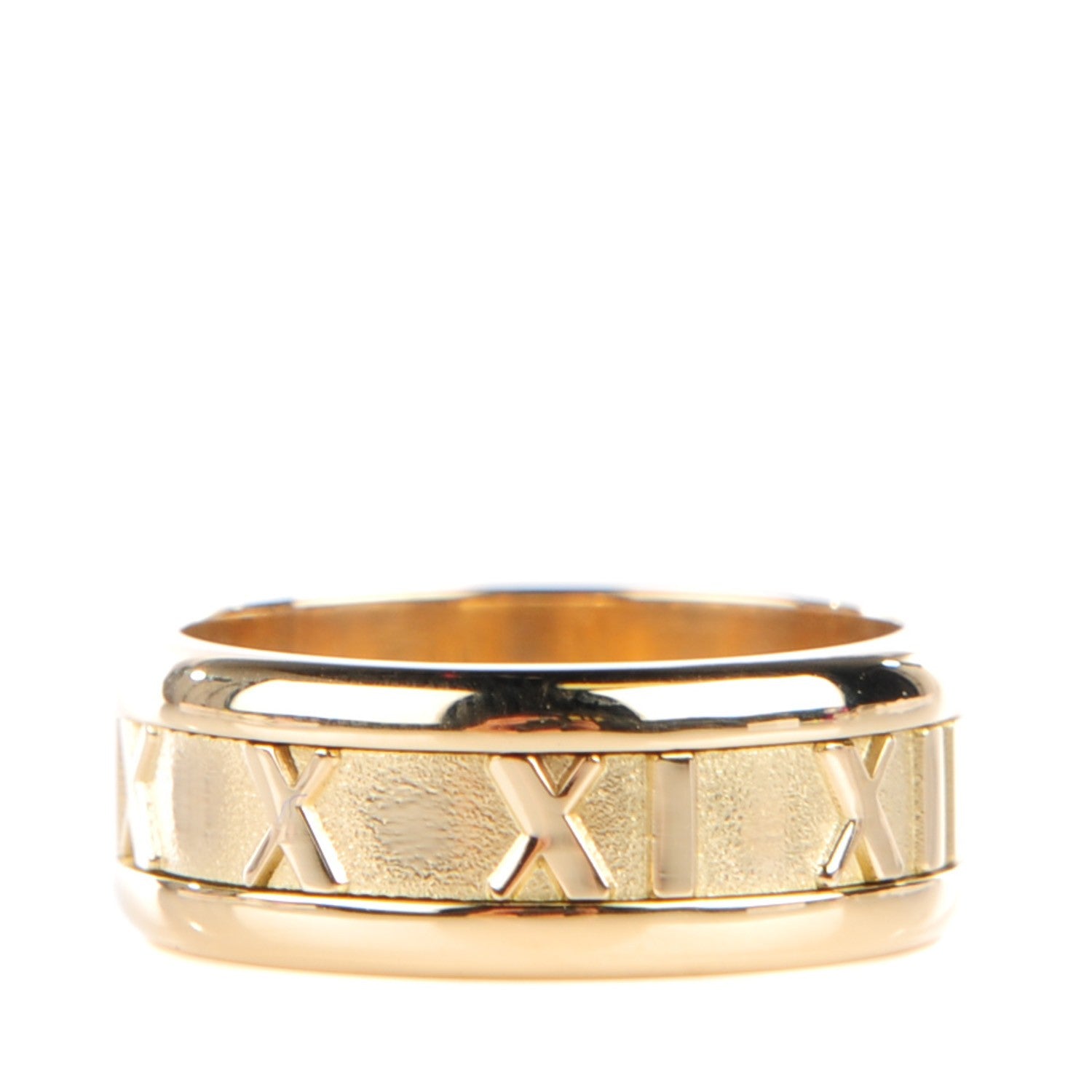 Tiffany 18K Yellow Gold 7mm Atlas Closed Band Ring 5.75 1 of 4