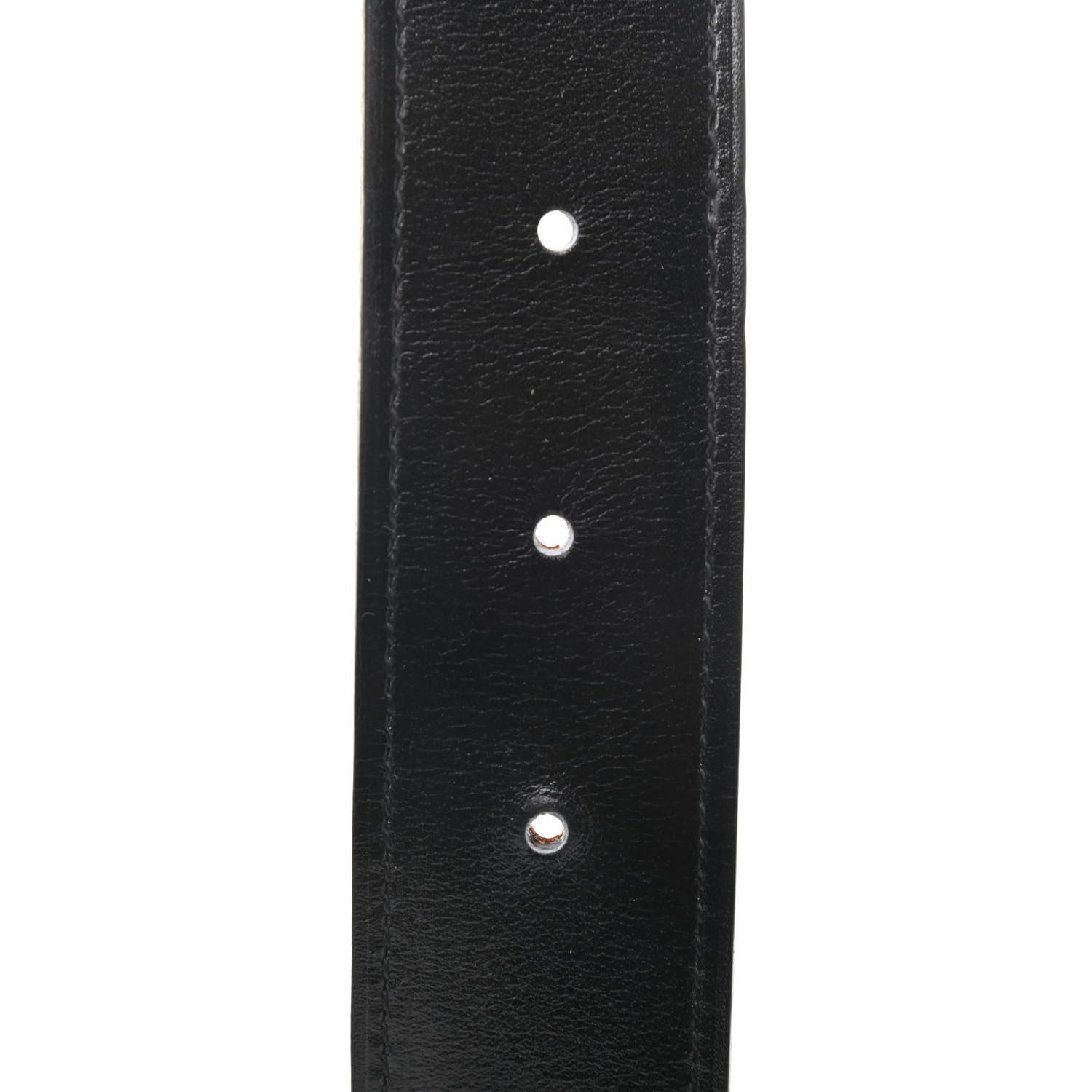 Hermes Box Togo 32mm Guilloche H Belt 100 Black Orange 5 of 5