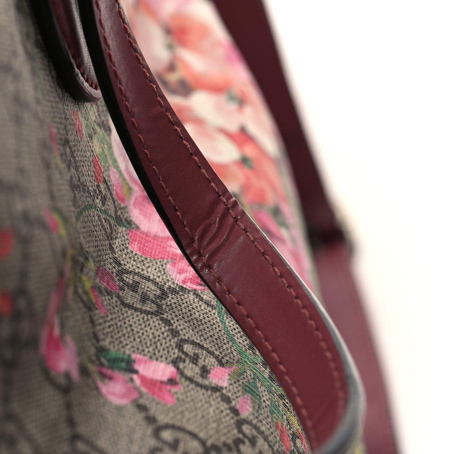 Gucci Soft GG Supreme Monogram Blooms Medium Crossbody Tote Beige Multicolor Dry Rose 13 of 14
