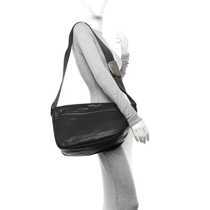 Burberry Calfskin Large Shield Messenger Bag Slate 2 of 10