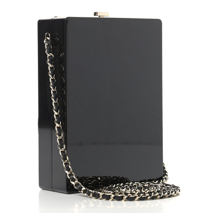 Chanel Plexiglass Strass N°5 Minaudière Black Gold 2 of 8