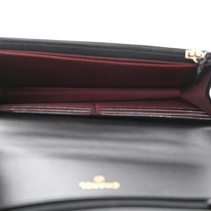 Chanel Calfskin Quilted Perfect Fit Wallet On Chain WOC Black 5 of 12