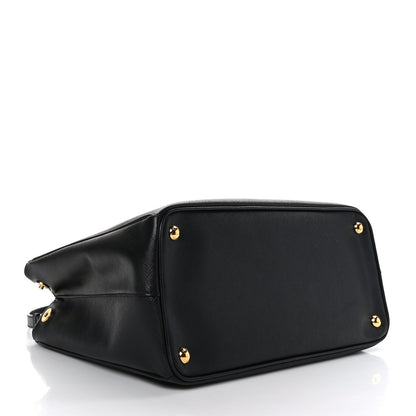Prada Saffiano Medium Galleria Double Zip Tote Black 4 of 8