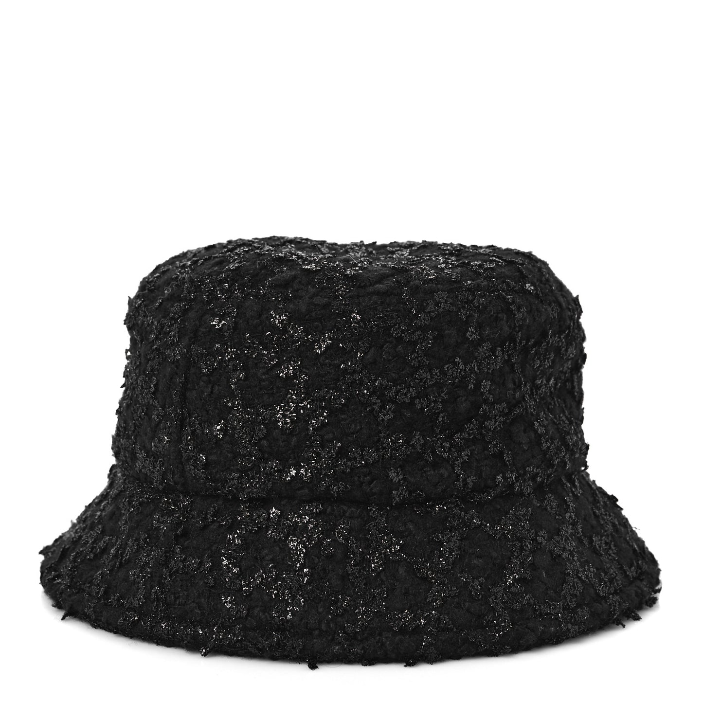 Tweed Bucket Hat M Black