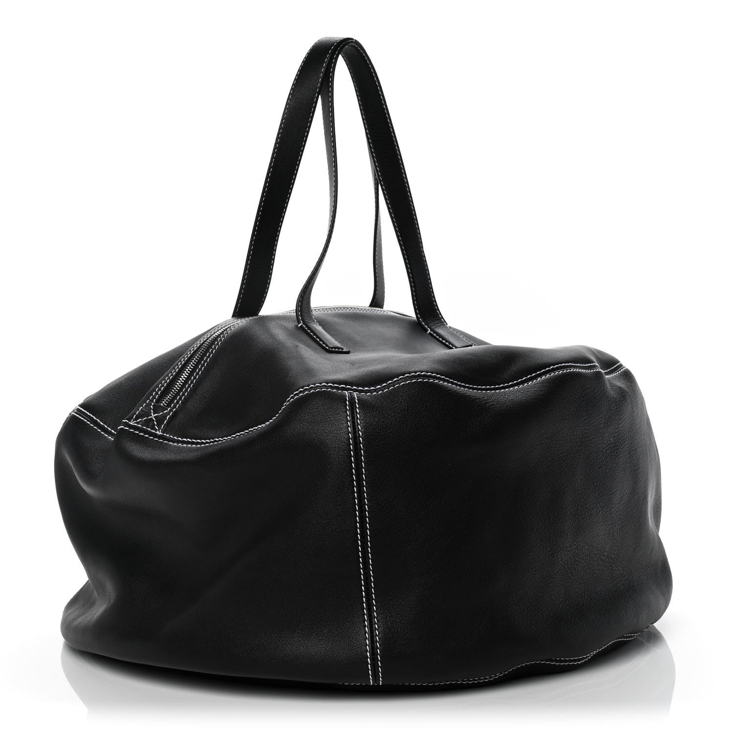 Balenciaga Calfskin Round Air Hobo Large Black 3 of 13