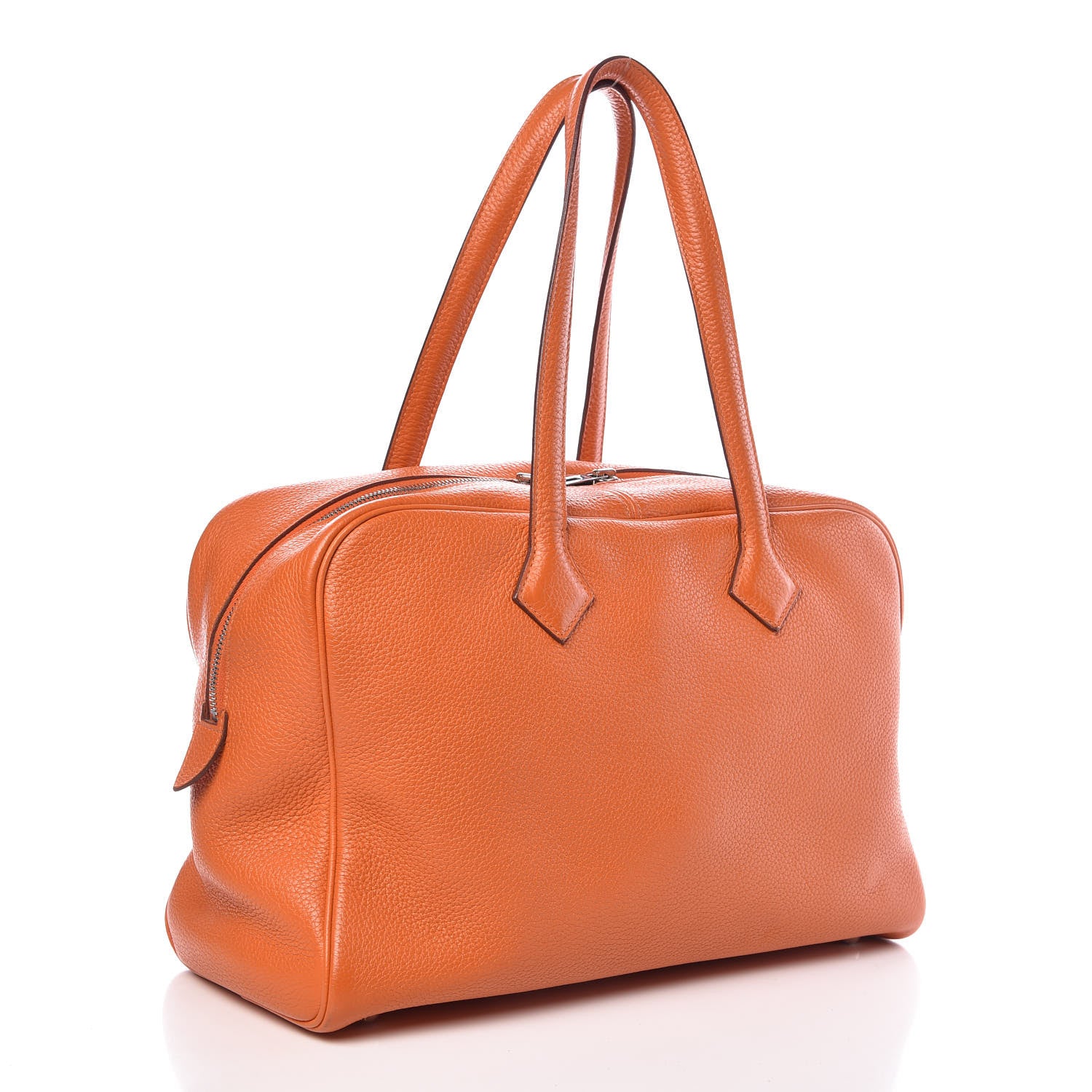 Hermes Taurillon Clemence Victoria II 35 Orange 3 of 12