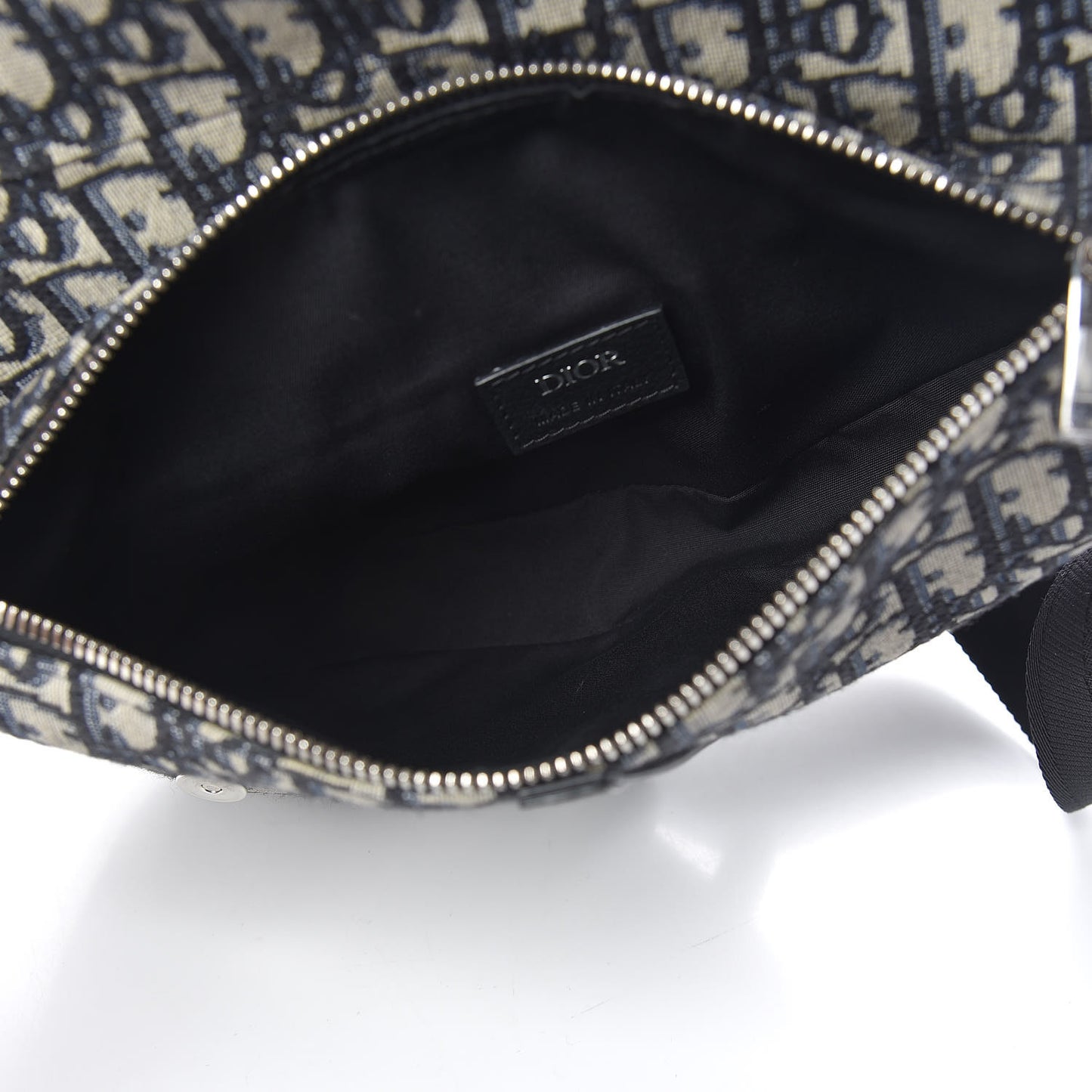 Oblique Mens Saddle Bag Blue