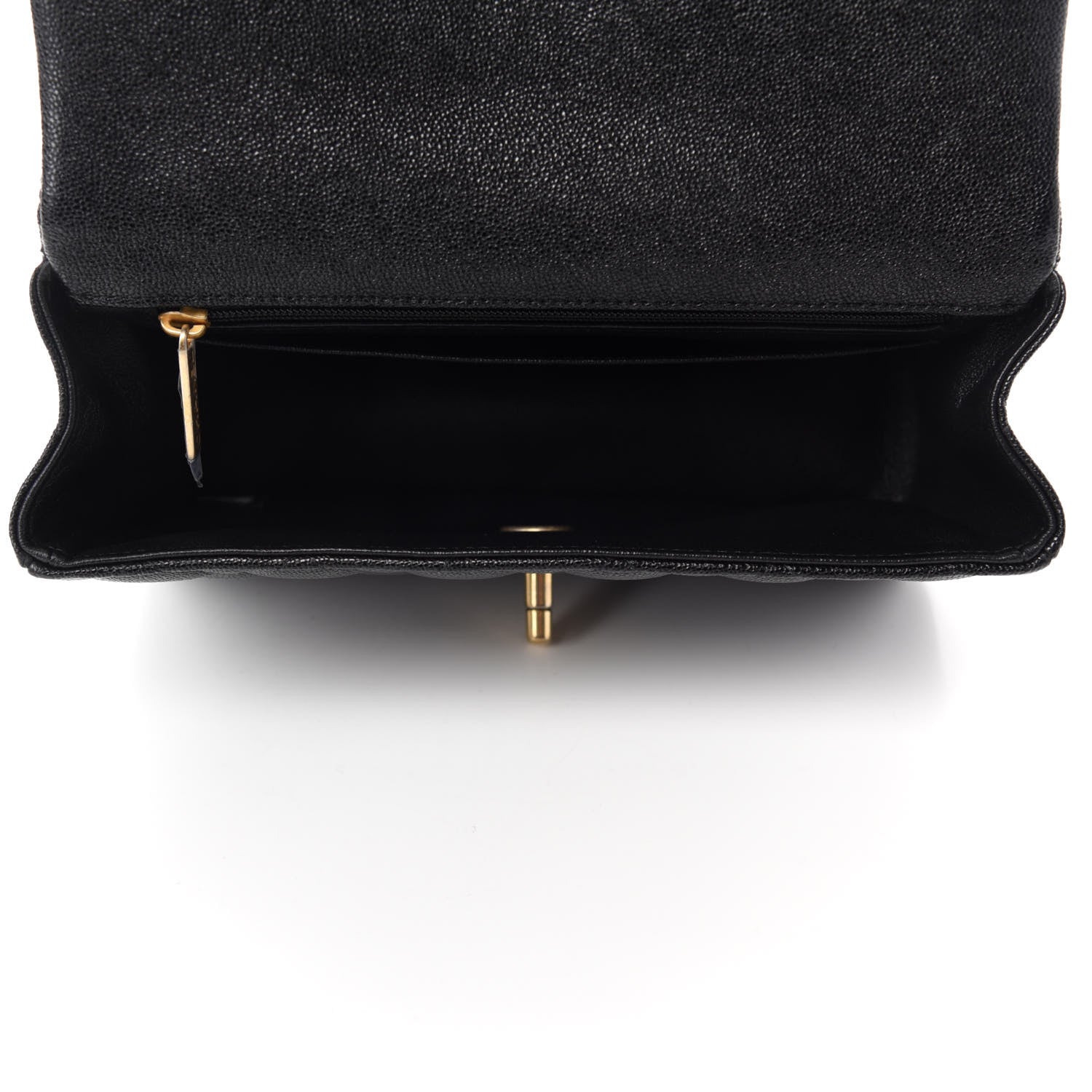 Chanel Caviar Quilted Mini Top Handle Rectangular Flap Black 5 of 11