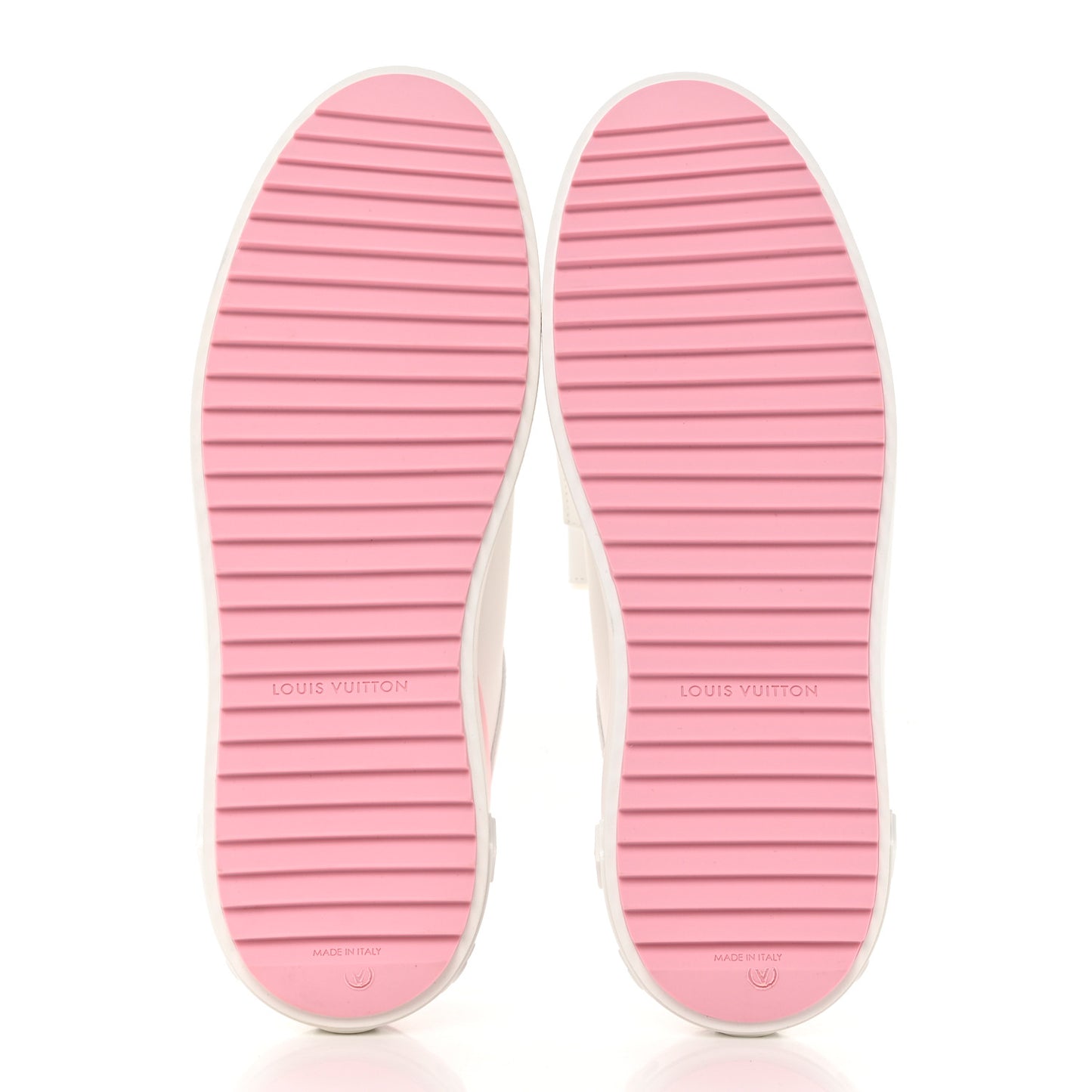 Calfskin Time Out Bow Sneakers 40 White Pink
