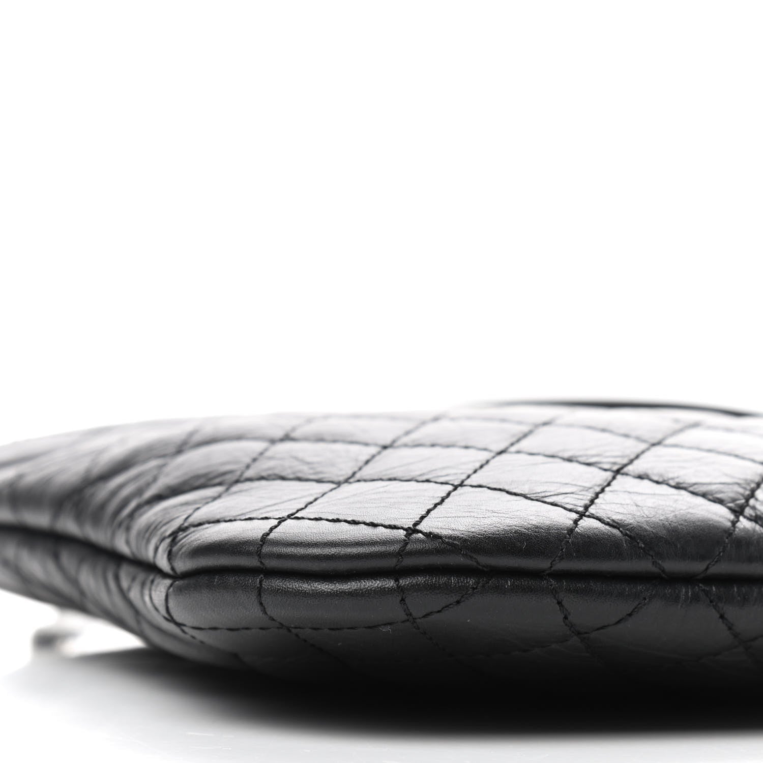 Chanel Calfskin Quilted Crossbody Bag Black 6 of 9