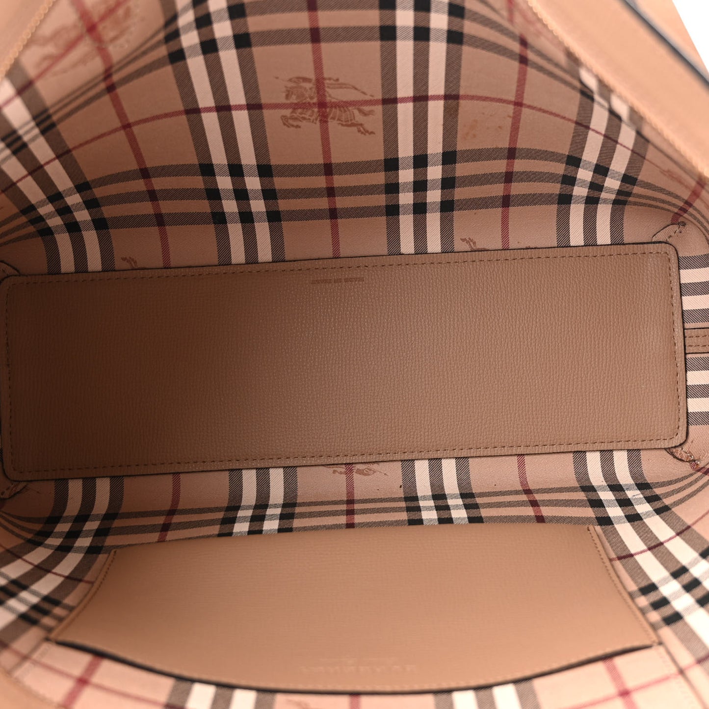 Grainy Calfskin Haymarket Check Medium Ardwell Zip Tote Camel