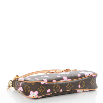 Louis Vuitton Monogram Cherry Blossom Pochette Accessories Brown 4 of 7