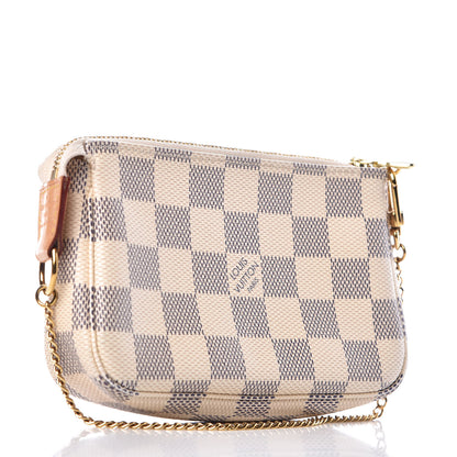Louis Vuitton Damier Azur Mini Pochette Accessories 3 of 7
