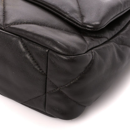 Chanel Lambskin Quilted Medium Chanel 19 Flap Dark Brown 10 of 10