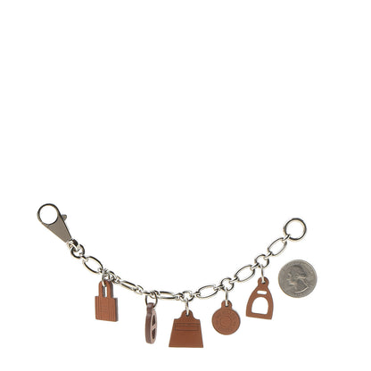 Hermes Barenia Breloque Olga Amulette Bag Charm Fauve 2 of 4
