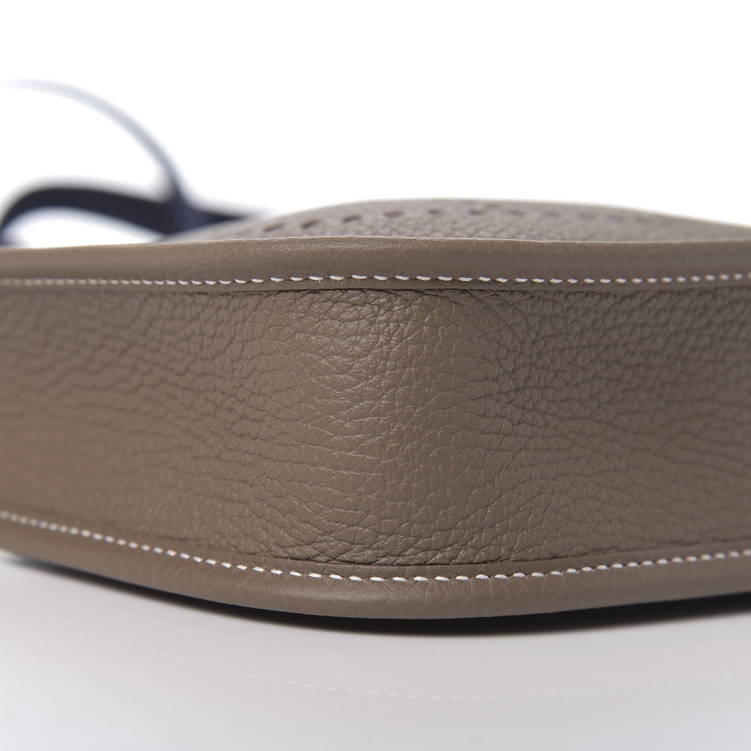 Hermes Taurillon Clemence Amazone Evelyne TPM Etoupe Bleu Indigo 8 of 11